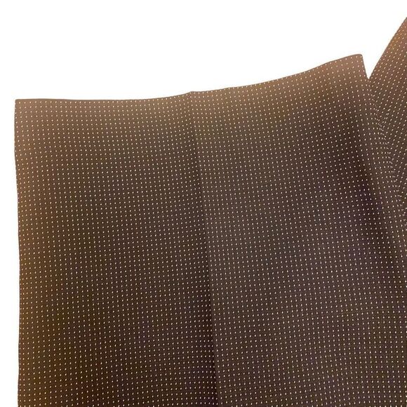 Talbots Flat Front Black Polkadot Dress Pants - Picture 3 of 11